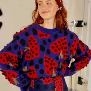 Farm Rio Berry Sweater